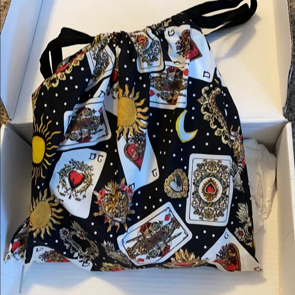 NWT-Dolce & Gabbana Notebook Print Bag - Picture 7 of 9